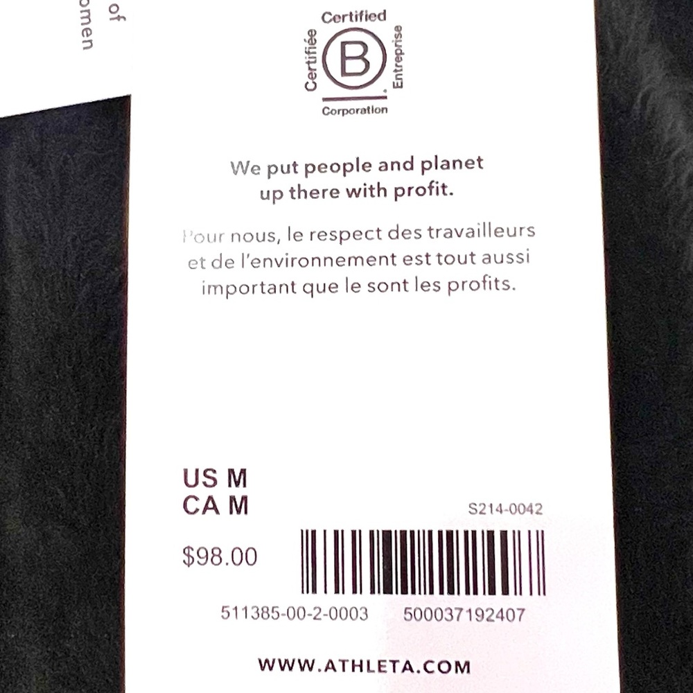 Athleta Double Karma Cozy Recover Joggers Black Size Medium  NWT - Picture 14 of 15